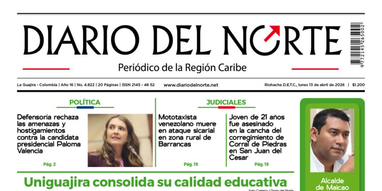 Esta es nuestra edición de hoy lunes 13 de abril de 2026