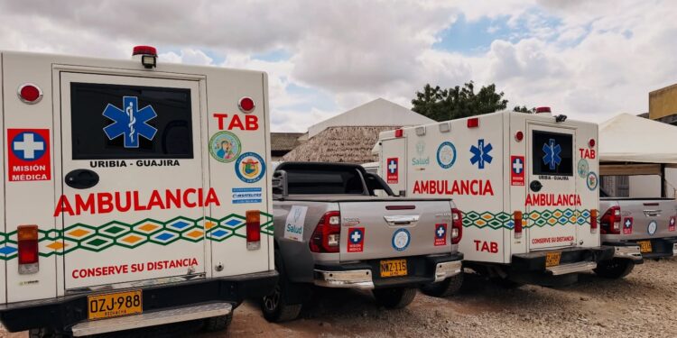 Asaltan ambulancia con paciente a bordo en la vía Uribia–Maicao; activan respuesta institucional tras el hecho