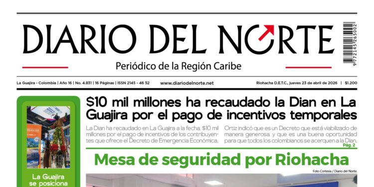 Esta es nuestra edición de hoy jueves 23 de abril de 2026