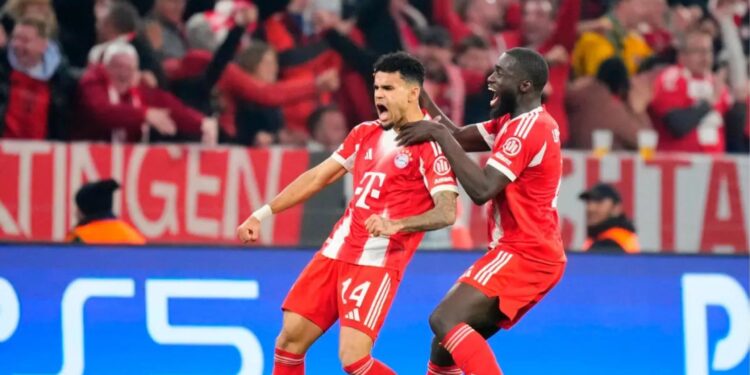 Bayern Múnich avanzó a semifinales de la Champions League con gol de Luis Díaz