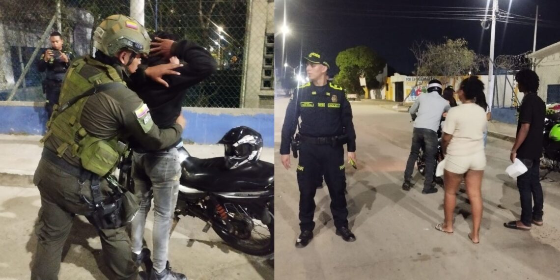 Fuerza pública refuerza operativos preventivos en el centro de Riohacha