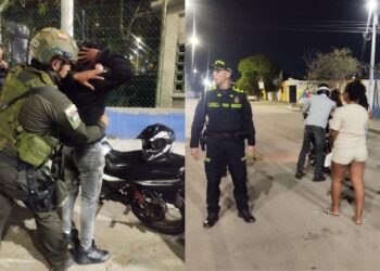 Fuerza pública refuerza operativos preventivos en el centro de Riohacha