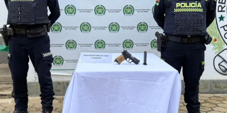 Incautan arma de fuego en Uribia por incumplimiento de normatividad vigente