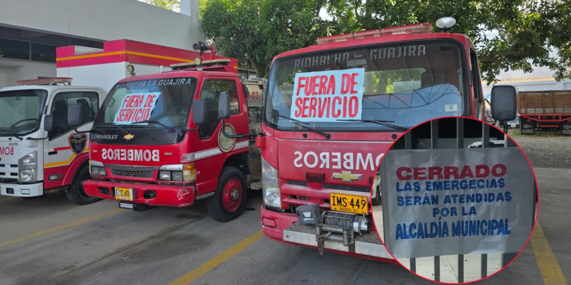 Bomberos de Riohacha suspenden atención de emergencias por falta de recursos