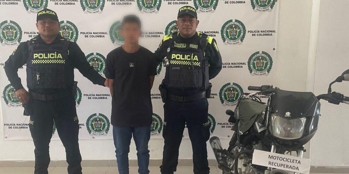 Recuperan motocicleta hurtada y capturan a presunto responsable en Riohacha