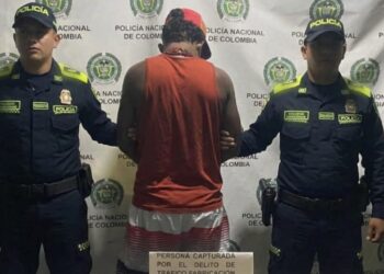Capturan a hombre por tráfico de estupefacientes en el barrio Villa del Sol, en Maicao