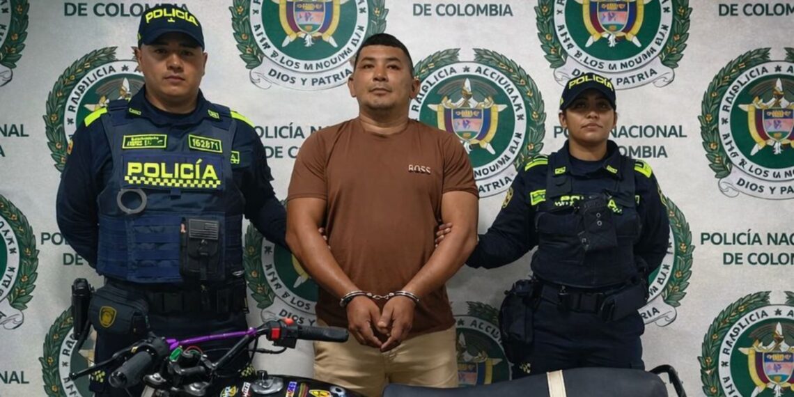 Capturan en San Juan del Cesar a hombre que se movilizaba en motocicleta con reporte de hurto