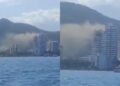 Incendio en edificio de El Rodadero, en Santa Marta, obligó a evacuar a turistas y residentes: no hubo heridos