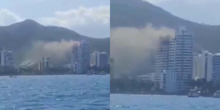 Incendio en edificio de El Rodadero, en Santa Marta, obligó a evacuar a turistas y residentes: no hubo heridos
