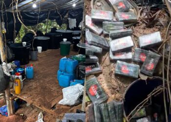 Desmantelan laboratorio de procesamiento de cocaína en el Cesar: producía hasta una tonelada semanal