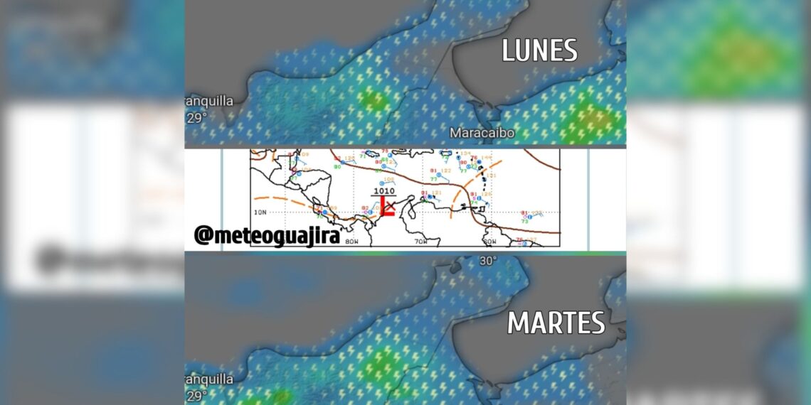 Meteoguajira advierte inicio de semana con lluvias y tormentas eléctricas por temporada invernal