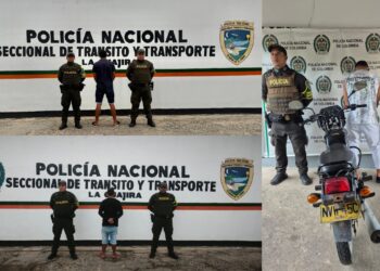 Controles en vías de La Guajira dejan capturas por documentos falsos, receptación y recuperación de vehículos hurtados