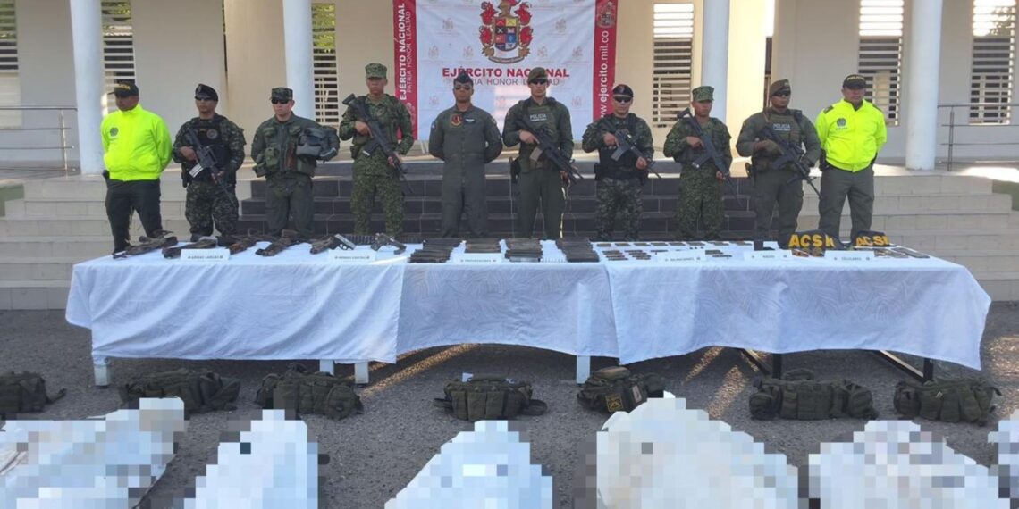 Fuerzas Militares confirman la baja de nueve integrantes del anillo de seguridad de alias “Nain” en zona rural de Uribia