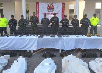 Fuerzas Militares confirman la baja de nueve integrantes del anillo de seguridad de alias “Nain” en zona rural de Uribia