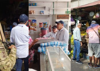 Presencia permanente de la Fuerza Pública impulsa reactivación del comercio en el Mercado Viejo de Riohacha
