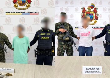 Operativo en Codazzi, Cesar, deja dos capturados por porte de estupefacientes y concierto para delinquir