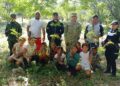 Autoridades impulsan siembra de árboles y cultura ambiental en el balneario El Pozo, en Hatonuevo