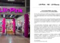 Fiscalía realiza operativo de extinción de dominio en más de 300 tiendas de Lili Pink en el país