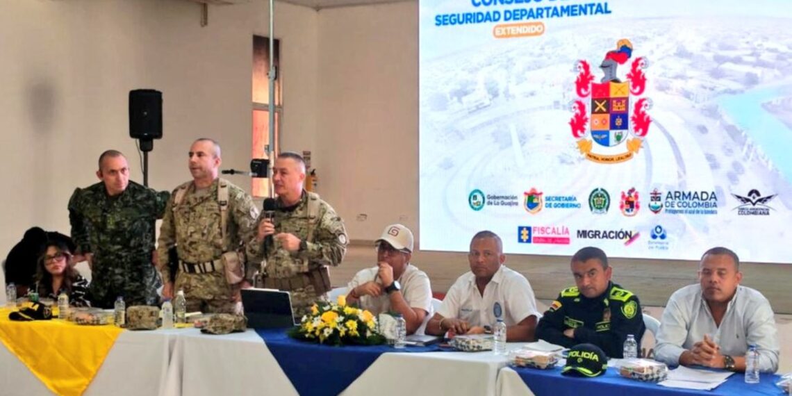 Consejo de seguridad departamental en Uribia define acciones para reforzar el orden público en La Guajira