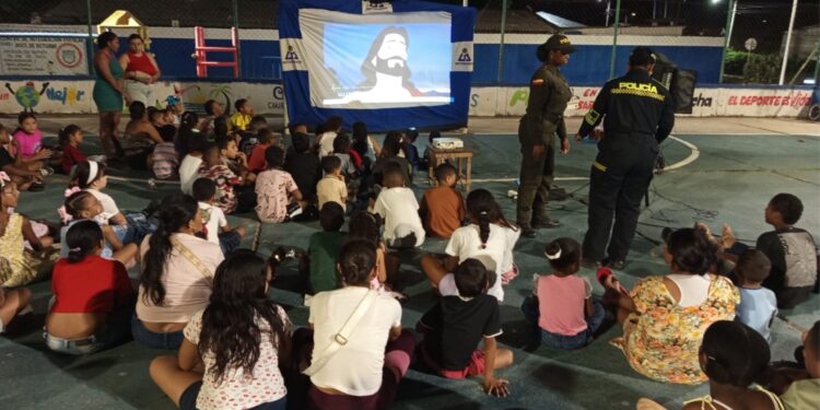 “Tarde de Cine” en Riohacha promueve la prevención de la violencia intrafamiliar
