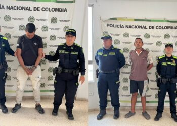 Capturan a dos hombres en Villanueva por orden judicial
