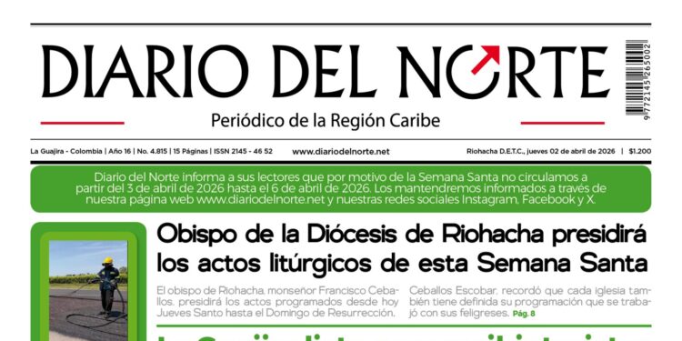 Esta es nuestra edición de hoy jueves 2 de abril de 2026