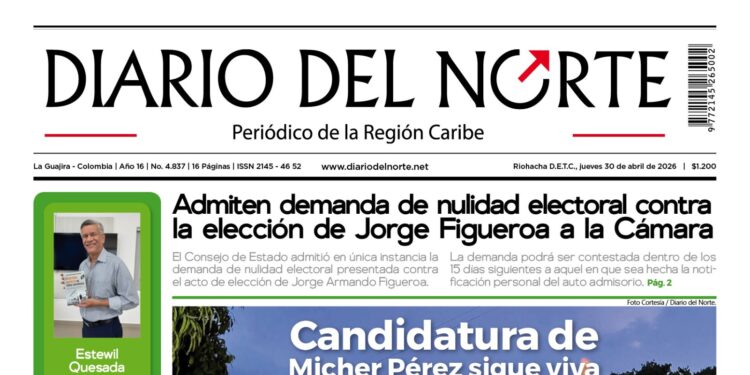 Esta es nuestra edición de hoy jueves 30 de abril de 2026