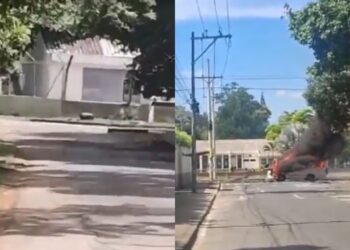 Atentado con microbús cargado de explosivos en el Cantón Militar Pichincha en Cali