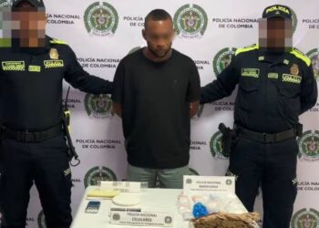 Capturan en Cartagena a presunto expendedor de estupefacientes con más de 500 dosis