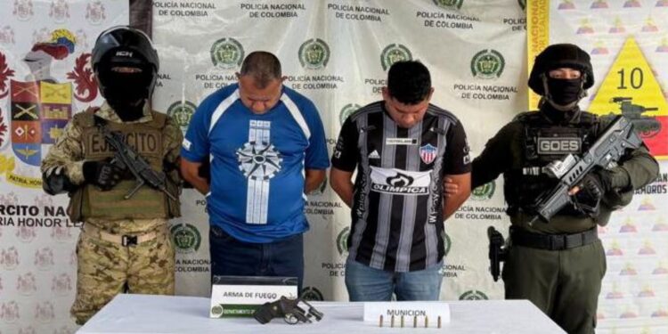 Operativo en Maicao deja dos capturados por presunto tráfico de armas