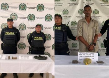 Operativos en La Guajira: capturan a un hombre e incautan sustancias estupefacientes y munición