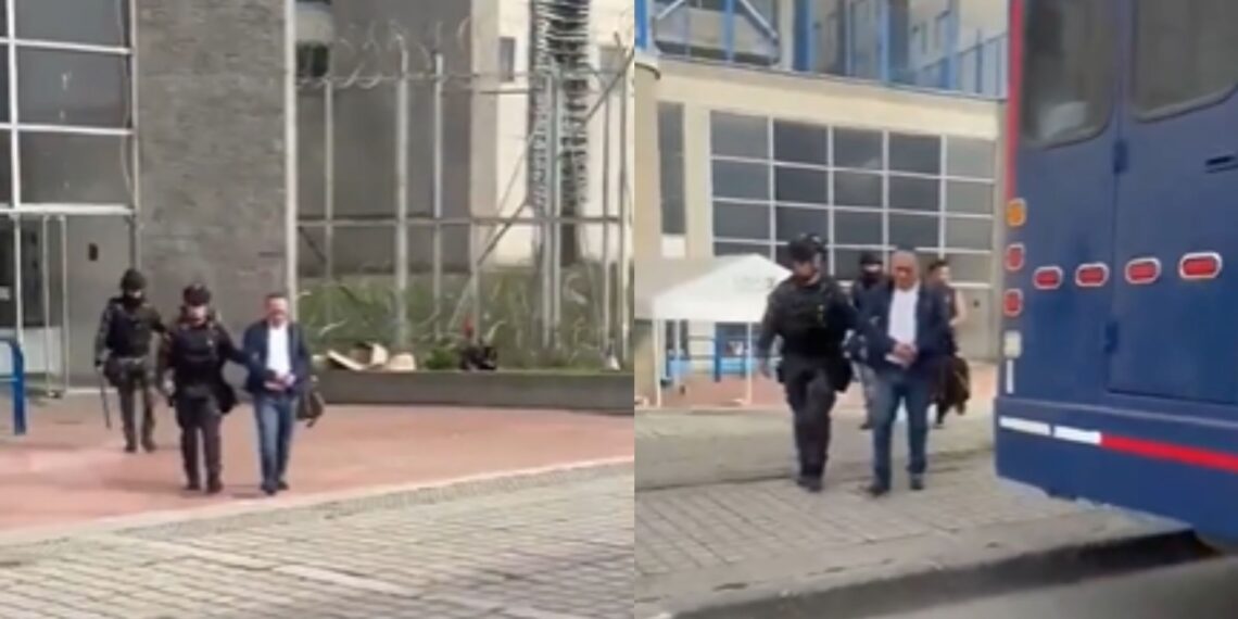 Circula video del traslado de alias “Marquitos Figueroa” a cárcel de máxima seguridad en Santander