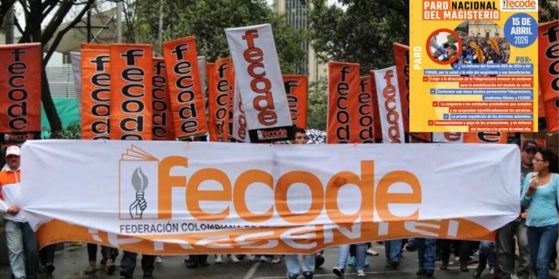 Fecode anuncia paro nacional de docentes el 15 de abril  por fallas en el sistema de salud