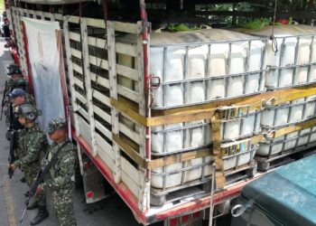 Ejército Nacional recupera más de 41.000 galones de hidrocarburos en el Cesar