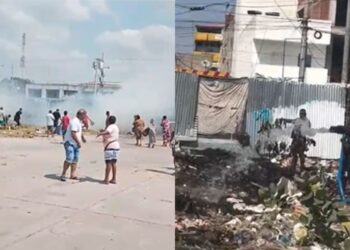 Habitantes de calle habrían provocado incendio en el Polideportivo del mercado viejo en Riohacha; comerciantes lograron controlar las llamas