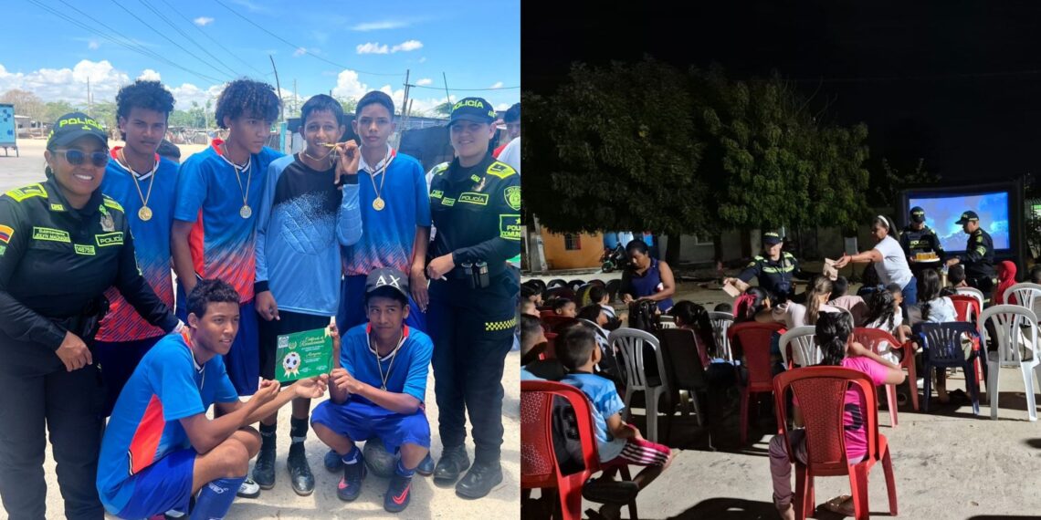 Policía Nacional promueve la convivencia ciudadana con jornadas de integración en Maicao