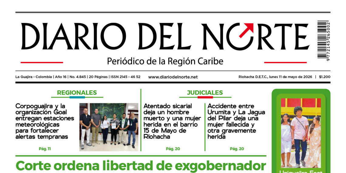Esta es nuestra edición de hoy lunes 11 de mayo de 2026