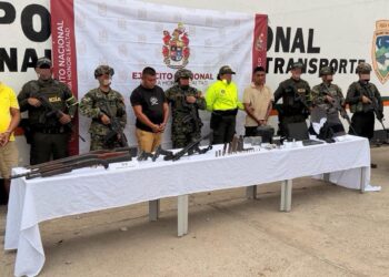 Capturan a tres presuntos integrantes de “Los del 47” durante operativo en zona rural de Manaure