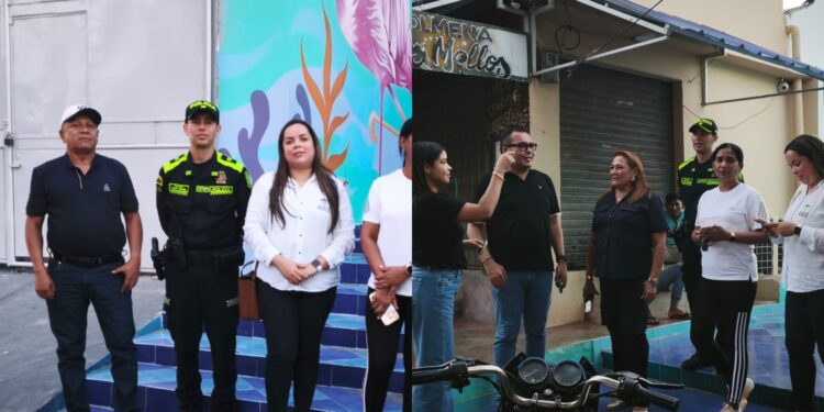 Autoridades y comunidad articulan acciones para fortalecer la seguridad en el barrio Libertador de Riohacha