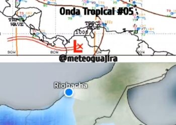 Onda tropical mantiene alta probabilidad de lluvias y temperaturas extremas en La Guajira