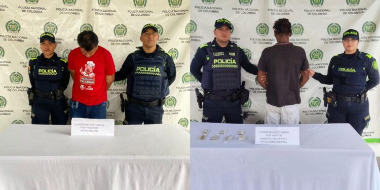 Operativos en Maicao dejan dos capturados en hechos aislados por porte de estupefacientes y violencia intrafamiliar