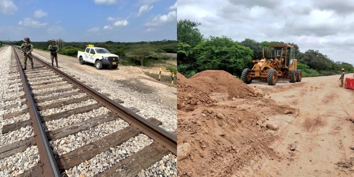 Ejército refuerza seguridad y desarrollo vial en La Guajira con presencia en Uribia y Maicao