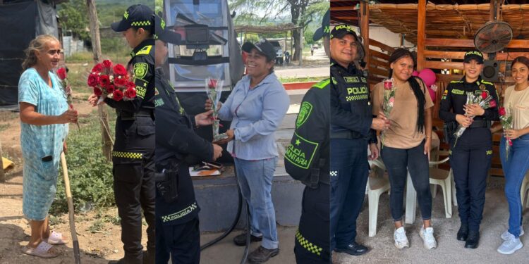 Policía llevó homenaje y campañas de prevención durante celebración del Día de las Madres en Hatonuevo