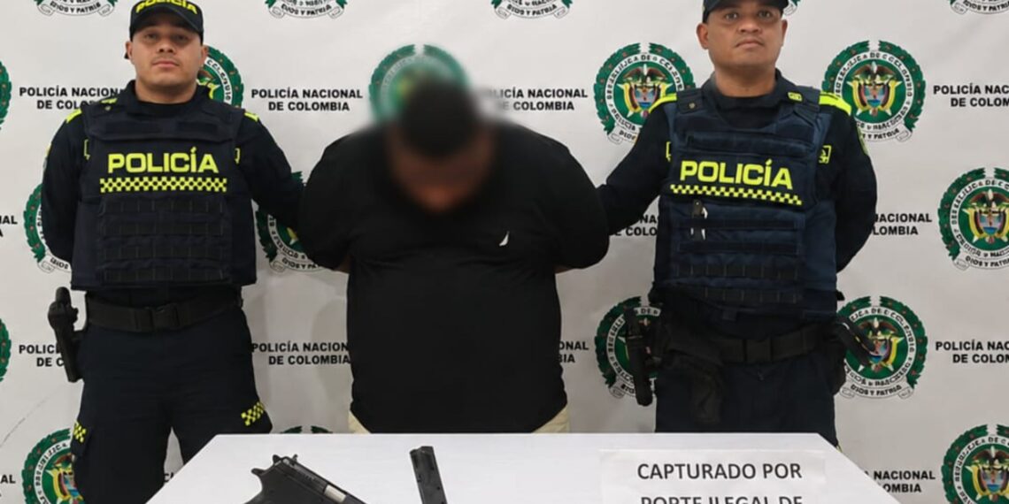 Capturado por porte ilegal de arma de fuego en Riohacha: Policía atendió reporte de disparos