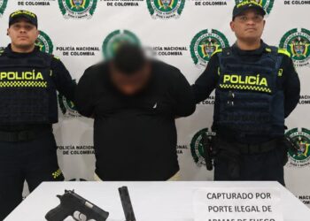 Capturado por porte ilegal de arma de fuego en Riohacha: Policía atendió reporte de disparos