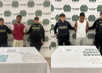 Capturados por tráfico de estupefacientes durante operativos de control en Riohacha