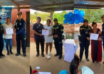Policía certificó a 32 ciudadanos en jornada pedagógica de seguridad en Maicao