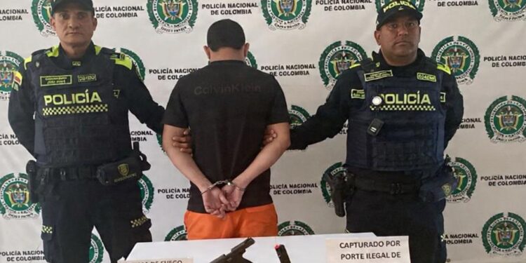 Operativos de control en Riohacha deja un capturado por porte ilegal de armas