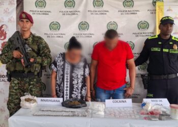 Allanamiento en Maicao deja dos capturados por presunto tráfico de estupefacientes
