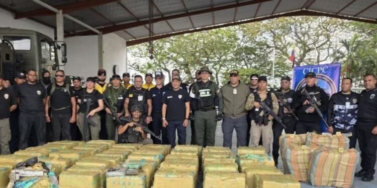 Incautan más de 3,5 toneladas de marihuana y cocaína en la frontera colombo-venezolana